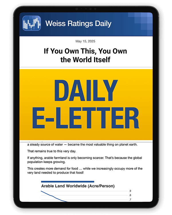 Weiss Ratings Daily E-letter